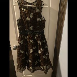 Anthropologie fit-and-flare cocktail dress